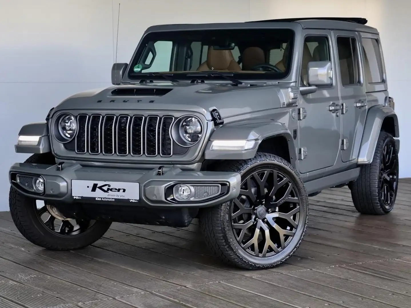 Jeep Wrangler Brute Richmond 4xe 380 Sky Vieuw | Electric Treepl Gris - 2
