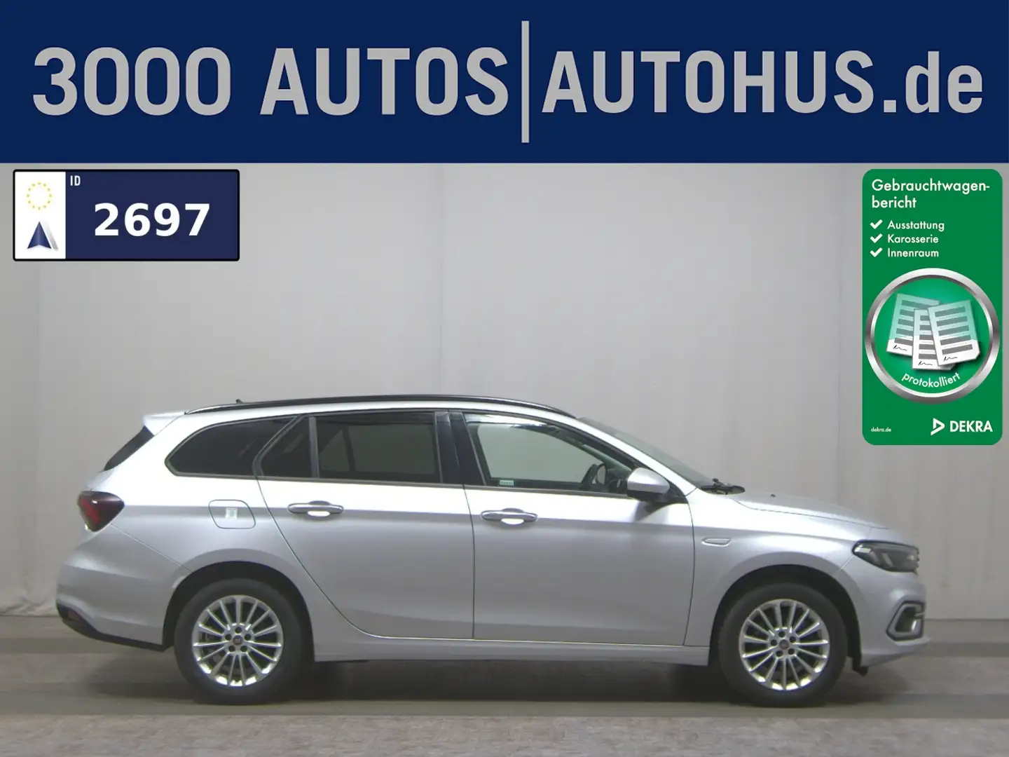 Fiat Tipo 1.0 Kombi Life Navi LED RfK Klima Silber - 1