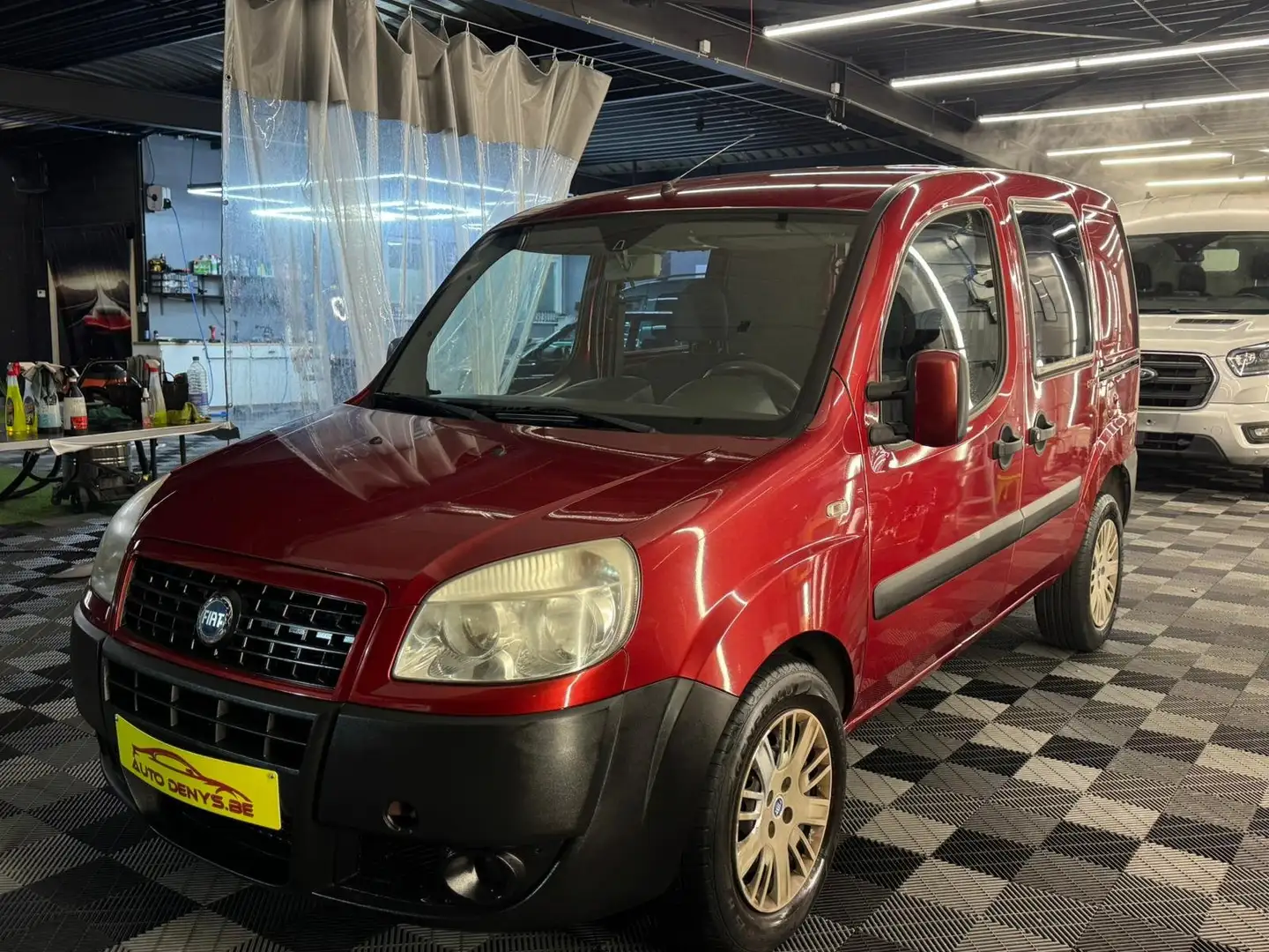 Fiat Doblo 1.3D Multijet 163.100 Km Bj. 2007 Rood - 1