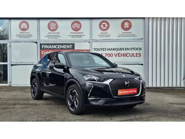 DS Automobiles DS 3 Crossback Grand Chic 1.5 BlueHDi 130cv BVA Inspiration Opera Basalte + Siege AV Chauffant et Massant