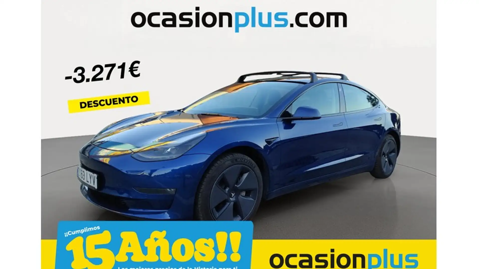 Tesla Model 3 Long-Range Dual Motor AWD Bleu - 1