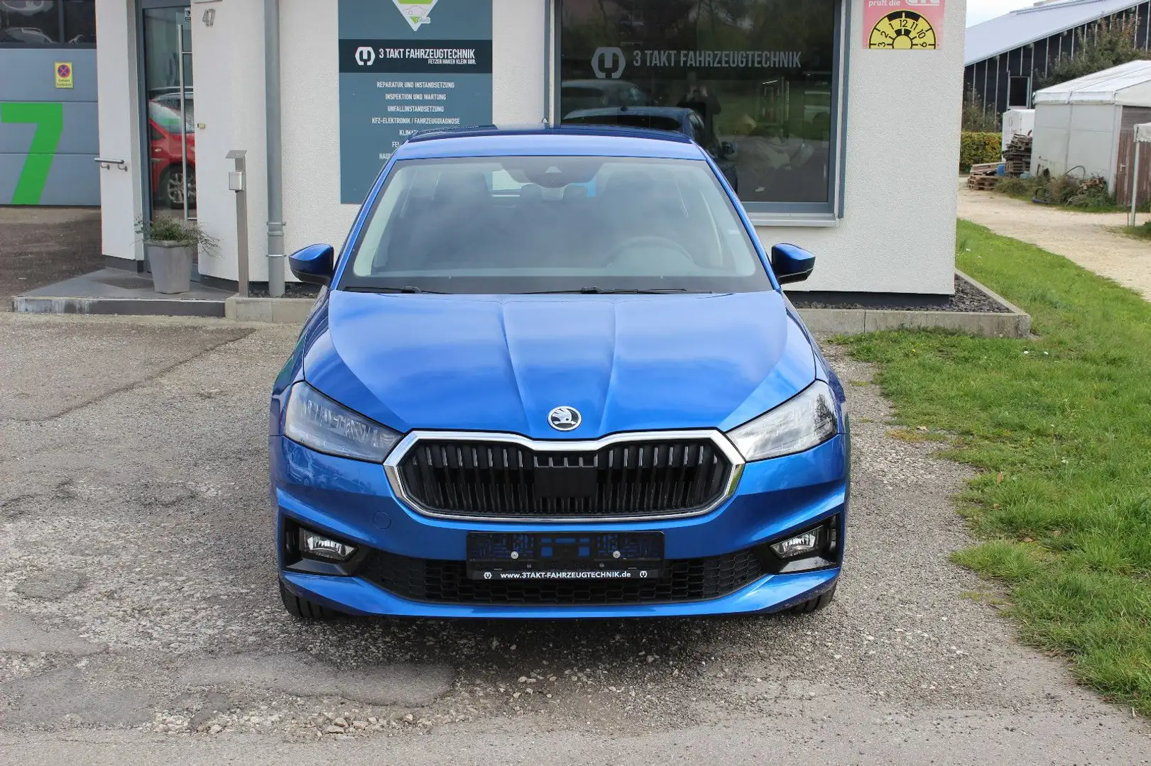 Skoda Fabia Selection+AHK+LED+APP Bleu - 2