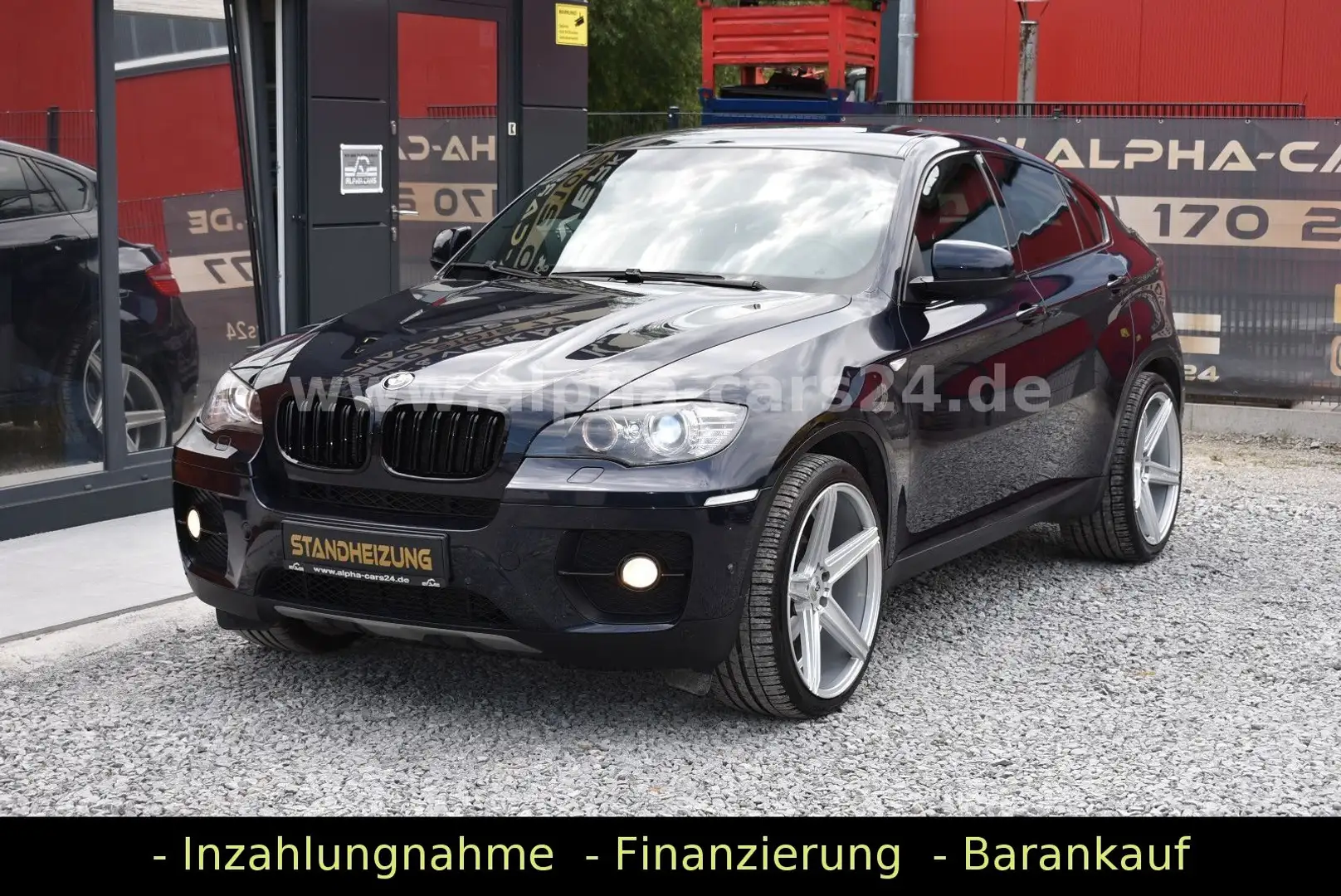 BMW X6 xDrive40d Standhz 360°view 22"MBdesign Memory Blauw - 1