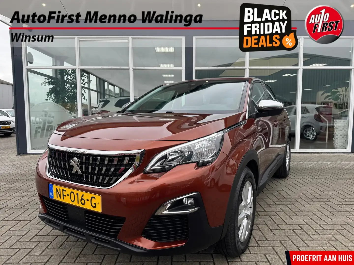 Peugeot 3008 1.2 PureTech Active|Navi|PDC|Applecarplay|Distribu Bruin - 1