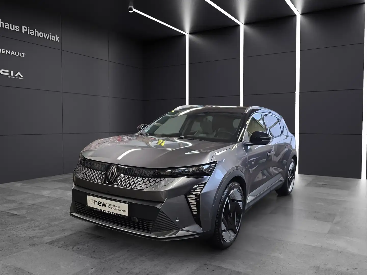 Renault Scenic 100% e Iconic 220 Long Range Panoramadach Navi Rückfahrkamera AHK Grau - 1