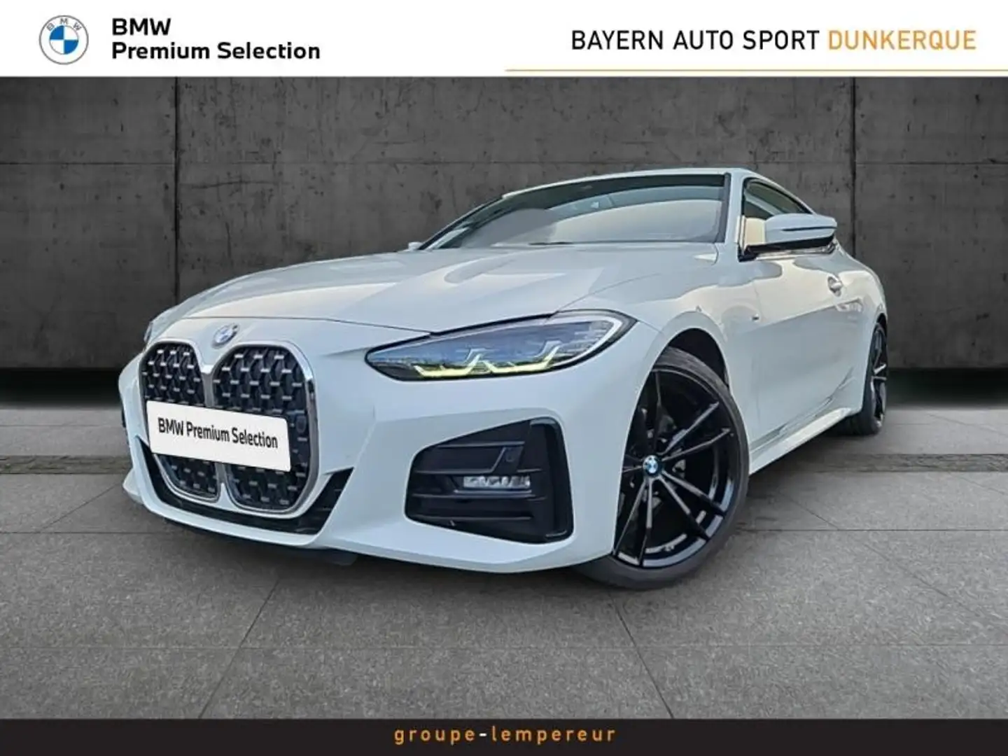 BMW 420 420iA 184ch M Sport Blanc - 1