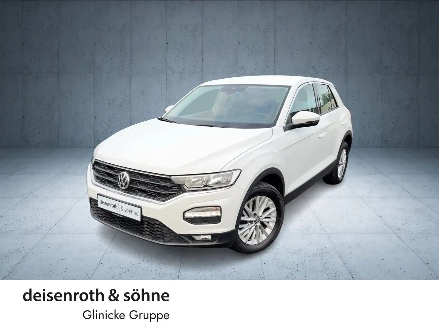 Volkswagen T-Roc T-ROC 1.0 TSI AppCon/DAB/SHZ/Clima/Bluet/EPH/16" Weiß - 1