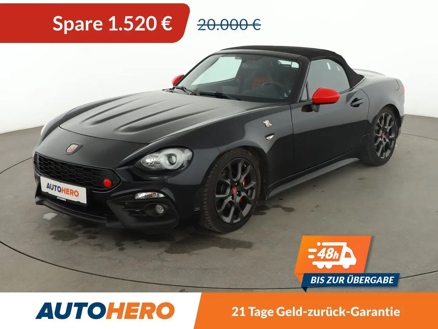 Abarth 124 Spider 1.4 Turbo *NAVI*CAM*ALU*KLIMA* Negro - 1