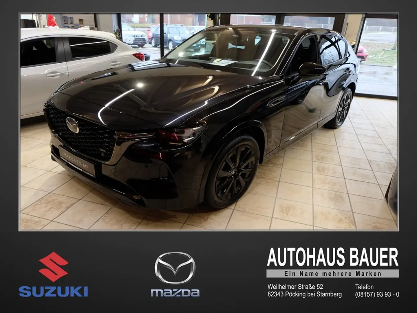 Mazda CX-60 e-Skyactiv PHEV HOMURA CON-P DRI-P COM-P %%% Negro - 1