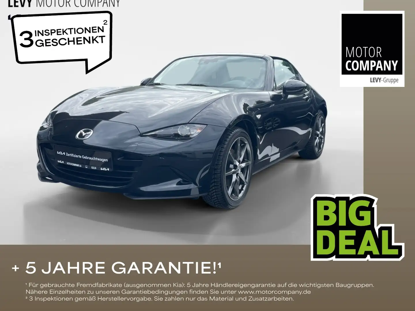Mazda MX-5 2.0 SKYACTIV-G 160 Sports-Line RF SpurH Schwarz - 1