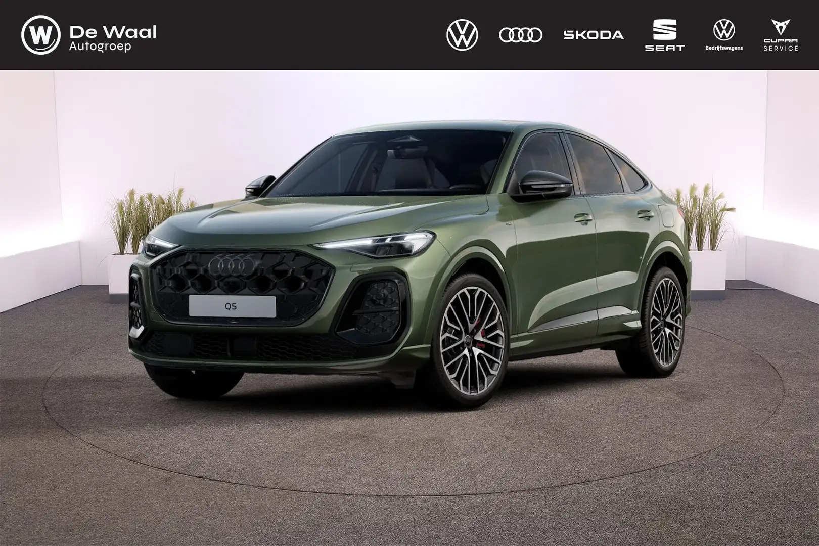 Audi Q5 Sportback S edition Competition 2.0 TFSI e S troni Groen - 1