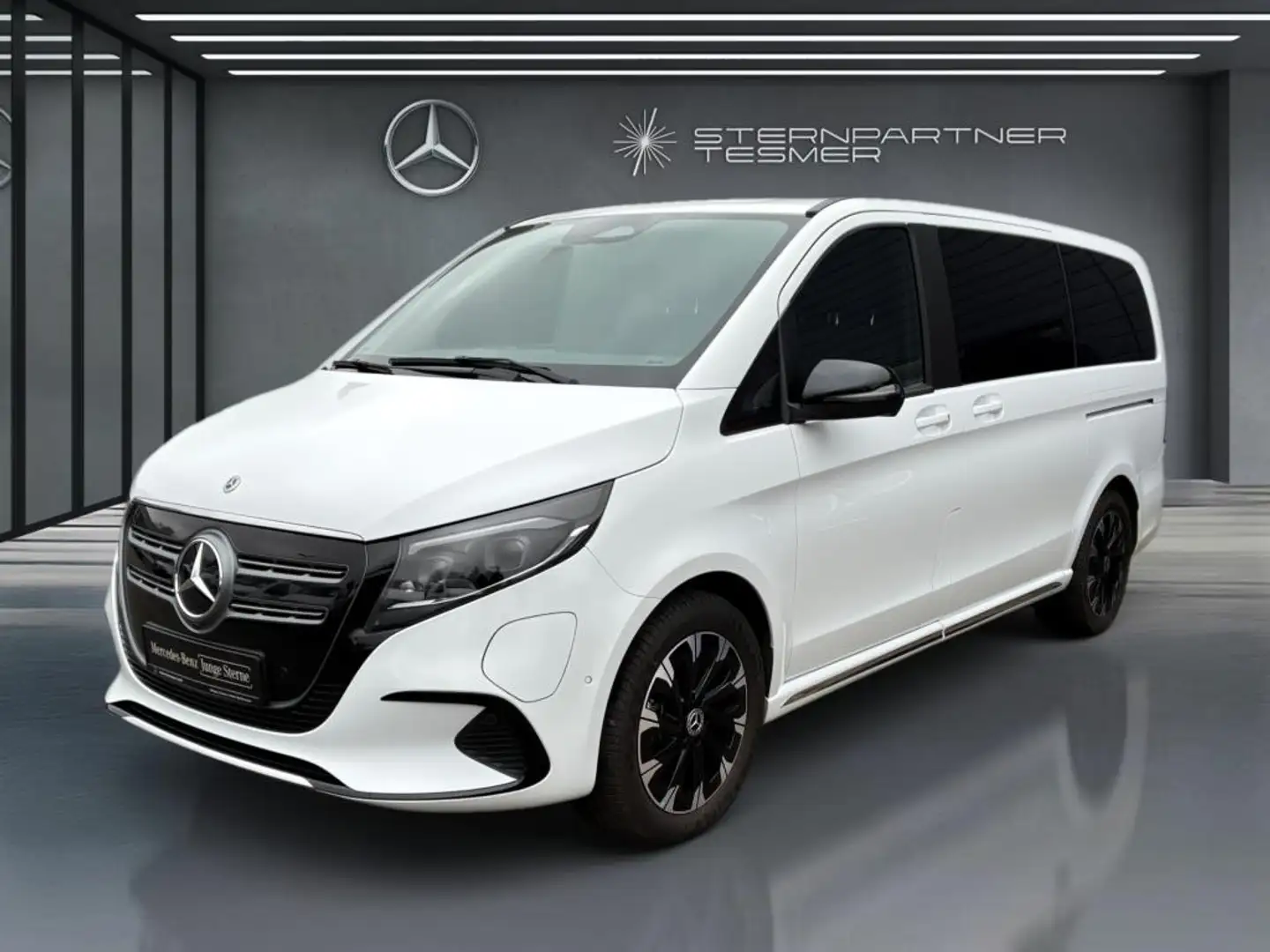 Mercedes-Benz EQV 300 Lang BURMESTER+MBUX+CARPLAY+DISTRONIC Weiß - 2