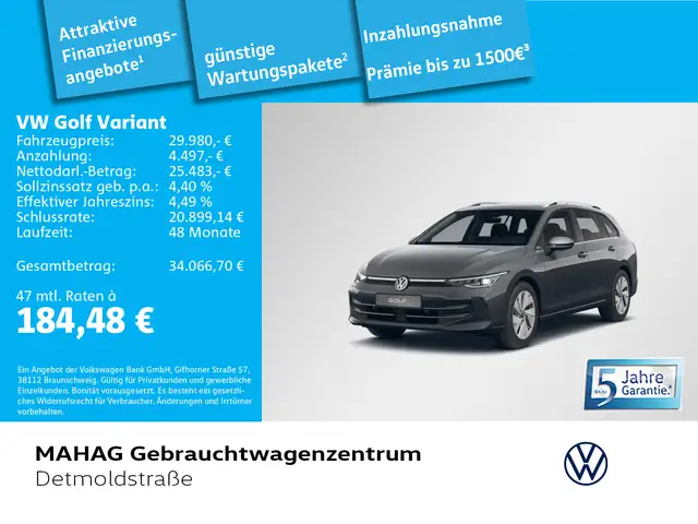 Volkswagen Golf VIII Variant Style 1.5 TSI IQ.Light AHK Nav