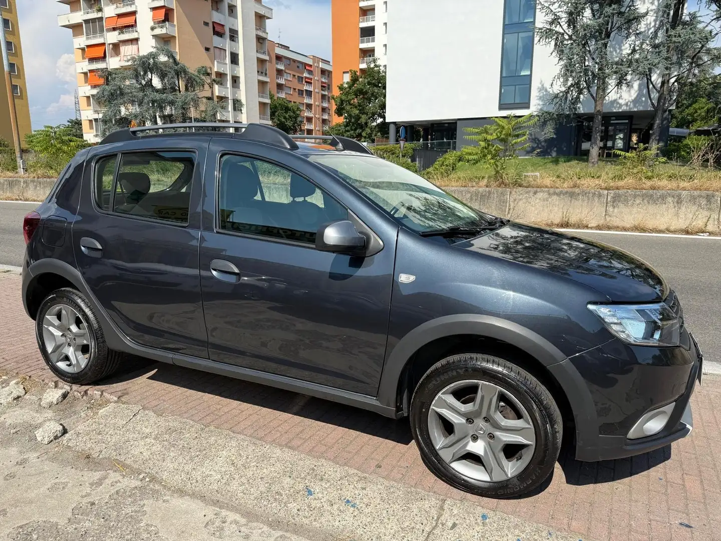 Dacia Sandero 2017 Stepway Stepway 1.0 tce Access Eco-g 100cv Azul - 2