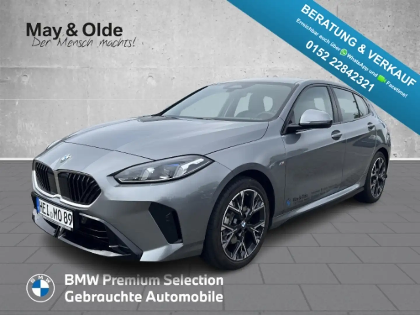 BMW 120 M Sport Design *Aktionsleasing* Adapt. LED RFK Grau - 1