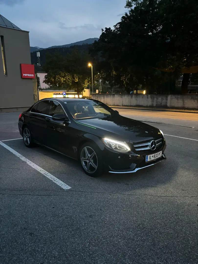 Mercedes-Benz C 180 d AMG Line Aut. Schwarz - 2