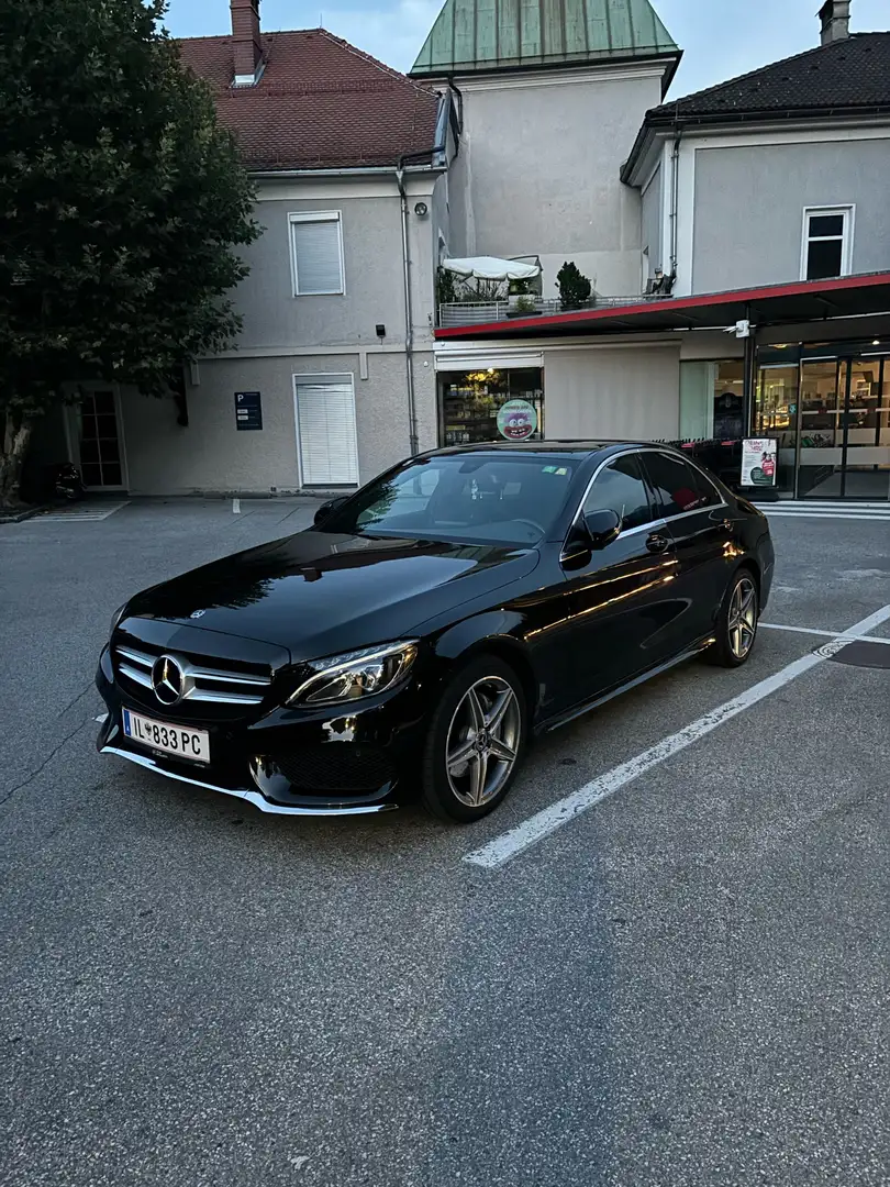 Mercedes-Benz C 180 d AMG Line Aut. Schwarz - 1