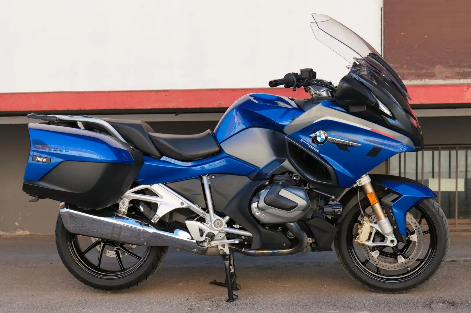 BMW R 1250 RT Style Sport neue Reifen und Service Modrá - 1