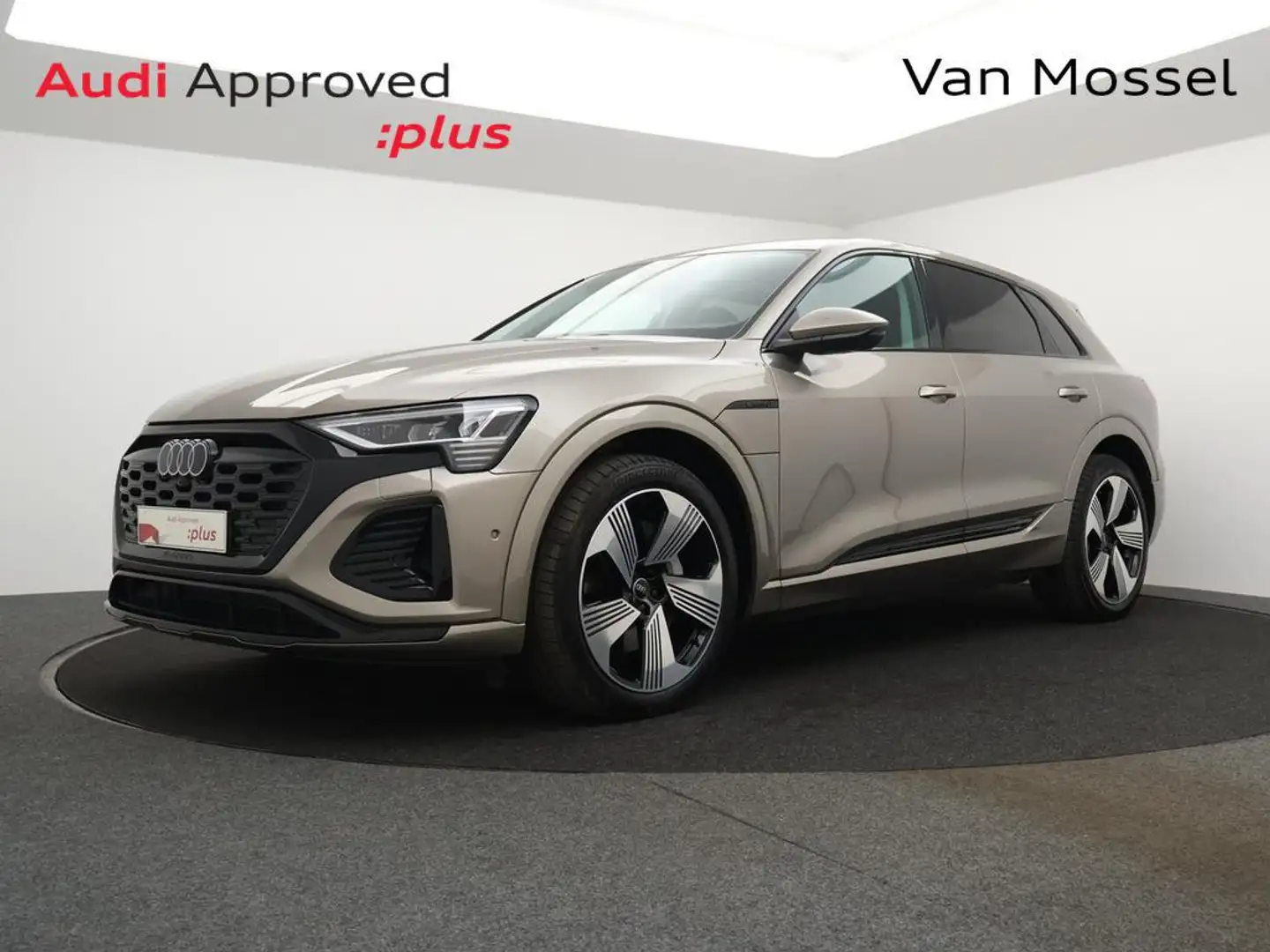 Audi Q8 e-tron Audi Q8 S-line 50 e-tron quattro 340PK *LEDER*NAVI Bej - 1