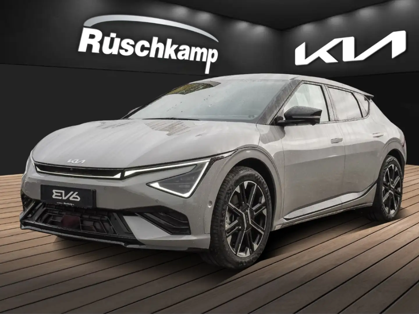 Kia EV6 GT Line 4WD 84kWh 360-Kam Head-Up Navi Leder Memor Grau - 1