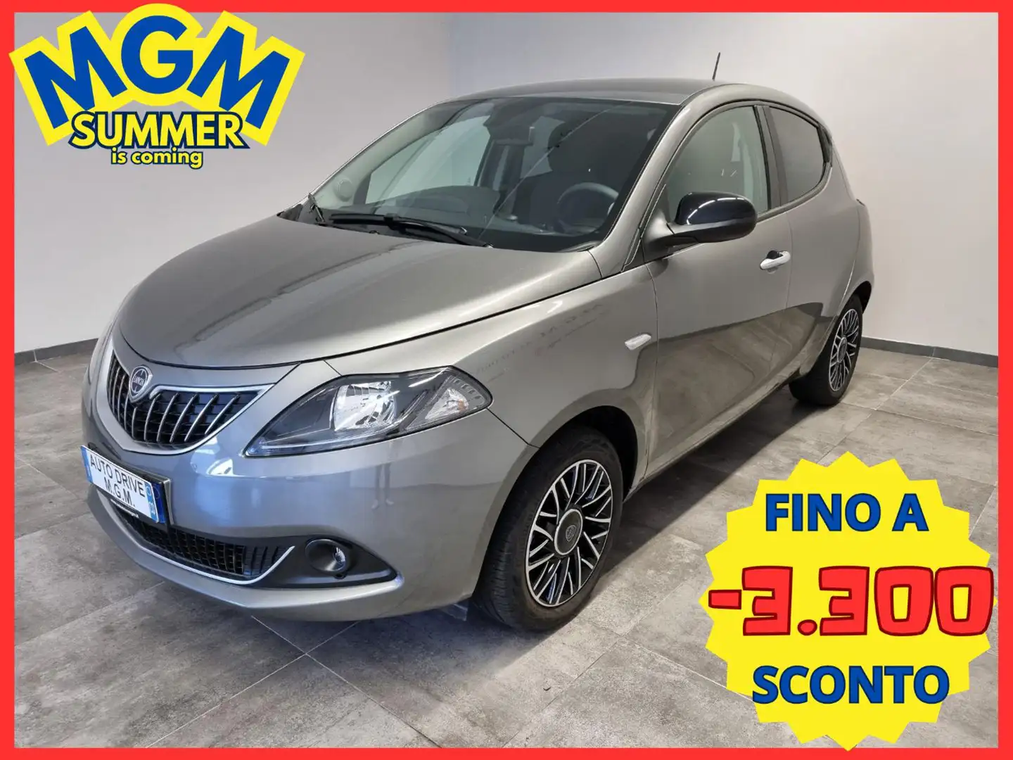 Lancia Ypsilon 1.0 FireFly 5 porte S&S Hybrid PLATINUM 5 posti Grigio - 1