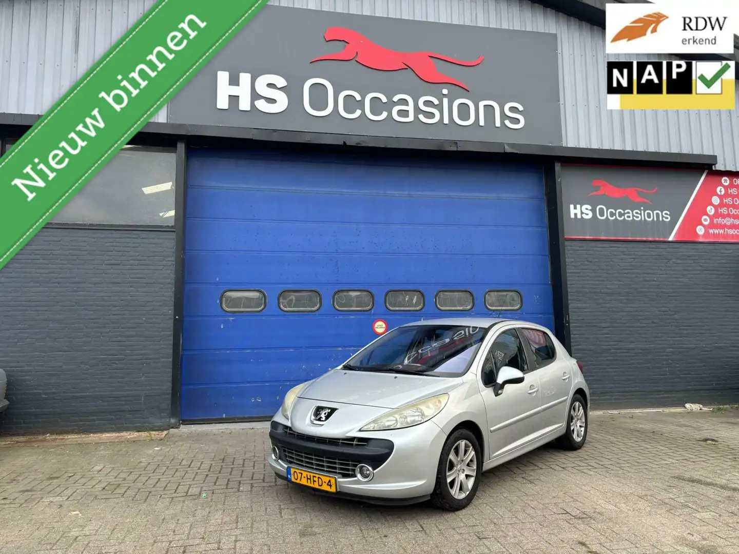 Peugeot 207 1.6 VTi XS Pack 2008 /airco/radio/sensor Grijs - 1