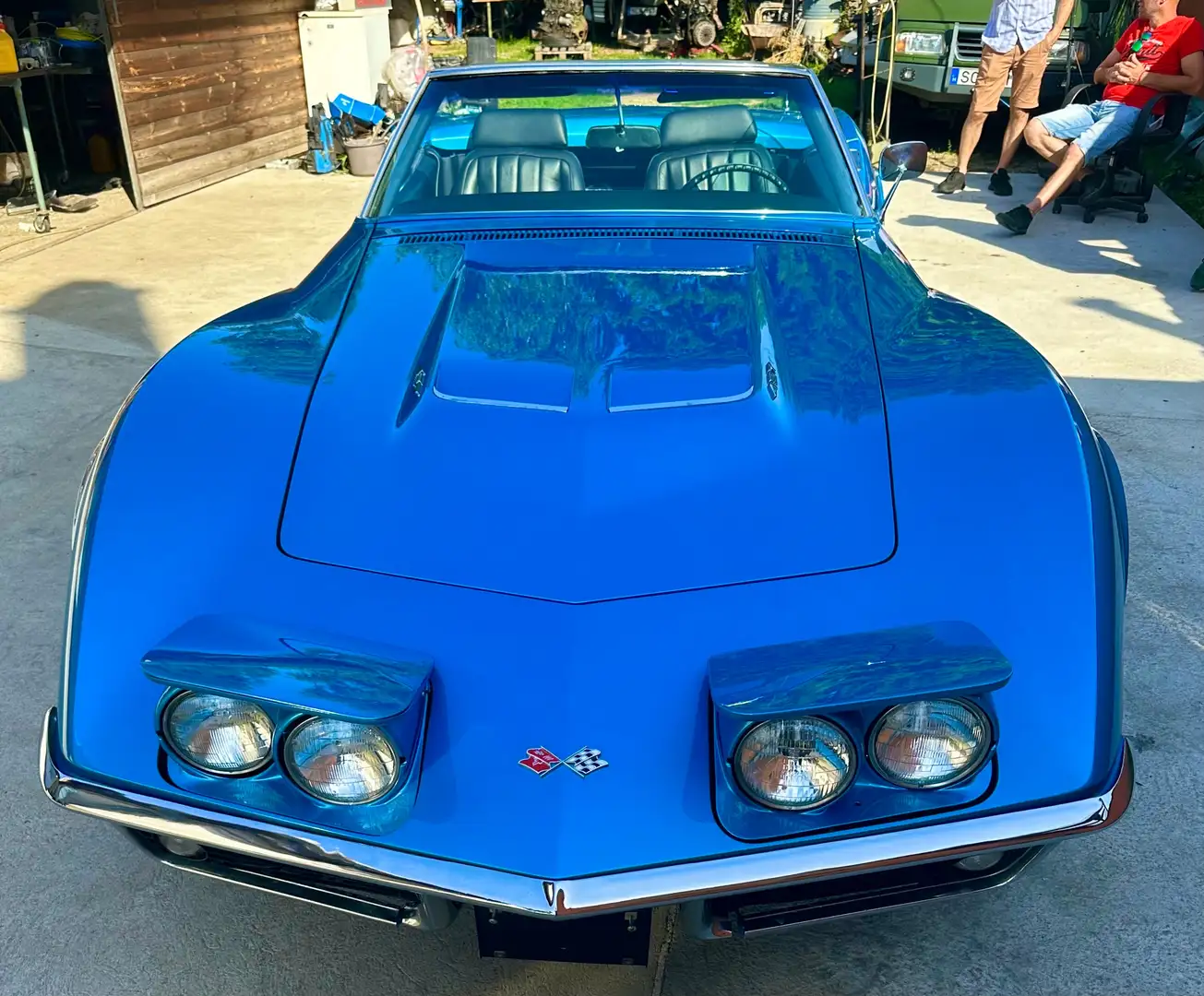 Corvette C3 427 cid - 4 Gang matching numbers Bleu - 1