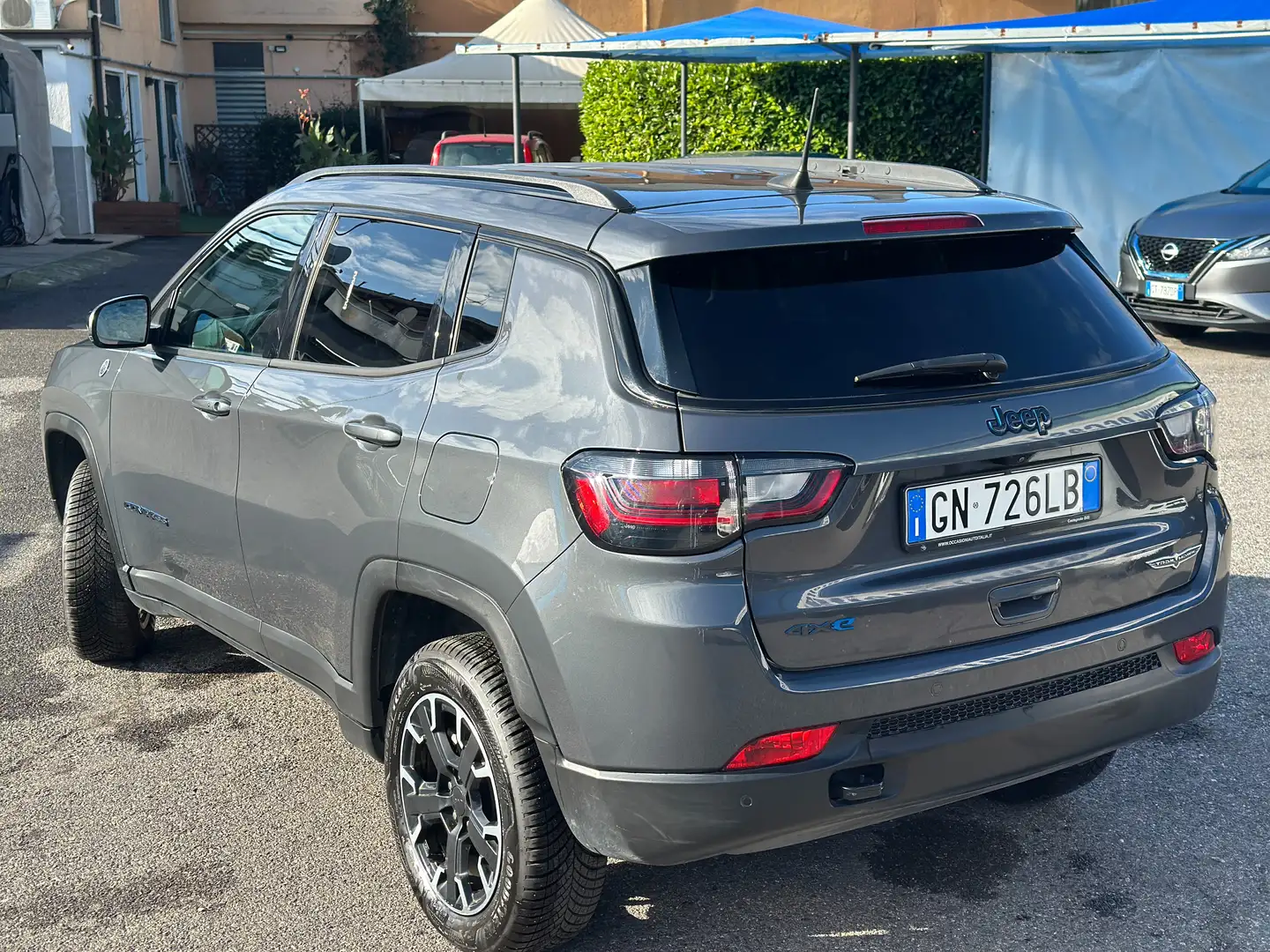 Jeep Compass 1.3 turbo t4 phev Trailhawk 4xe auto Gris - 2