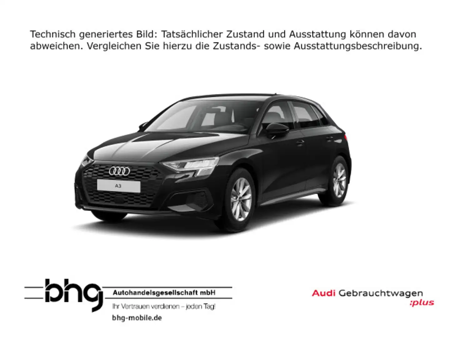 Audi A3 30 TFSI 81(110) kW(PS) Schwarz - 1