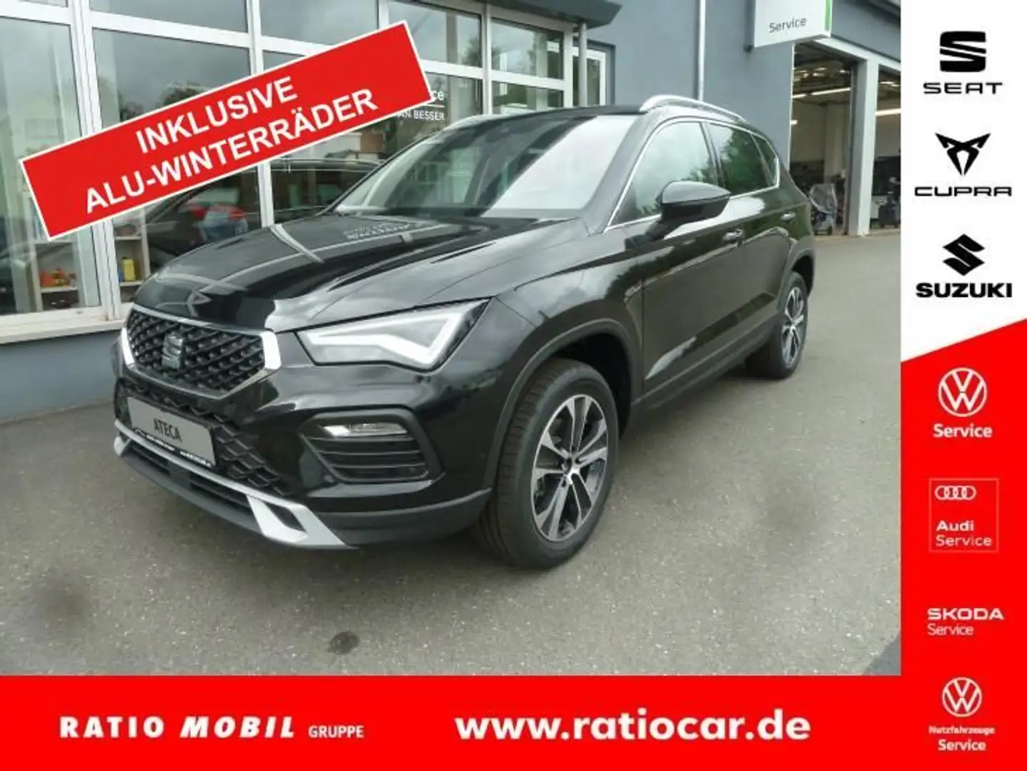 SEAT Ateca ATECA STYLE EDITION 1.5 TSI DSG AHZV NAVI SHZ Schwarz - 1