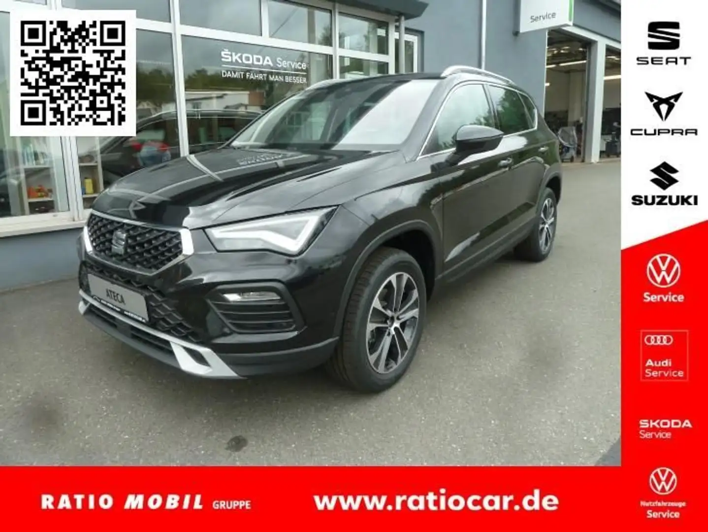SEAT Ateca ATECA STYLE EDITION 1.5 TSI DSG AHZV NAVI SHZ Schwarz - 1
