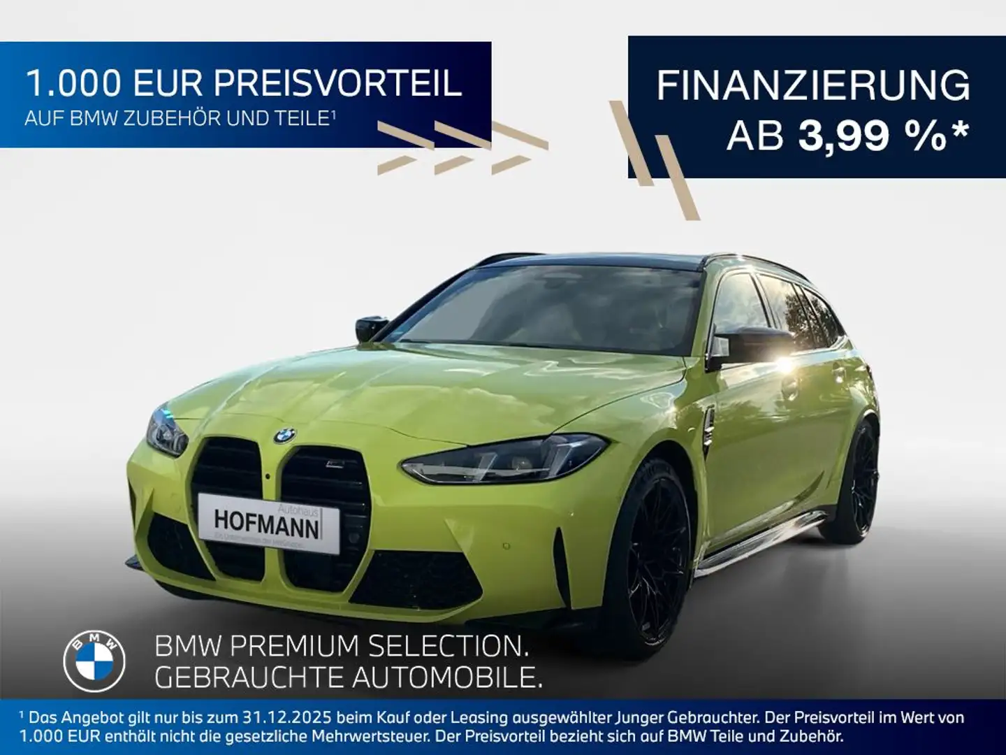 BMW M3 Competition Gelb - 1