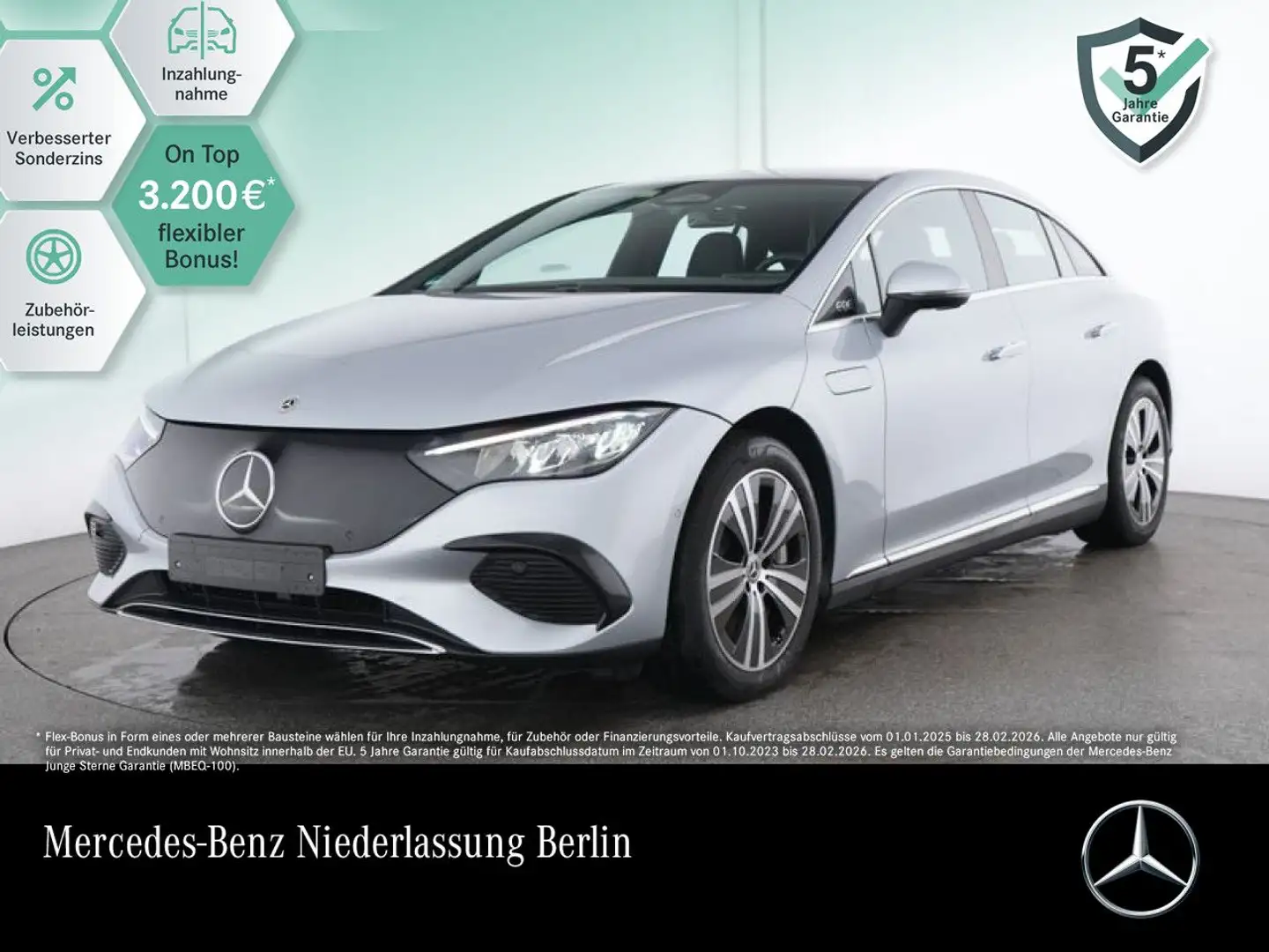 Mercedes-Benz EQE 300 Distr. LED Kamera Spurhalt-Ass Totwinkel Silber - 1