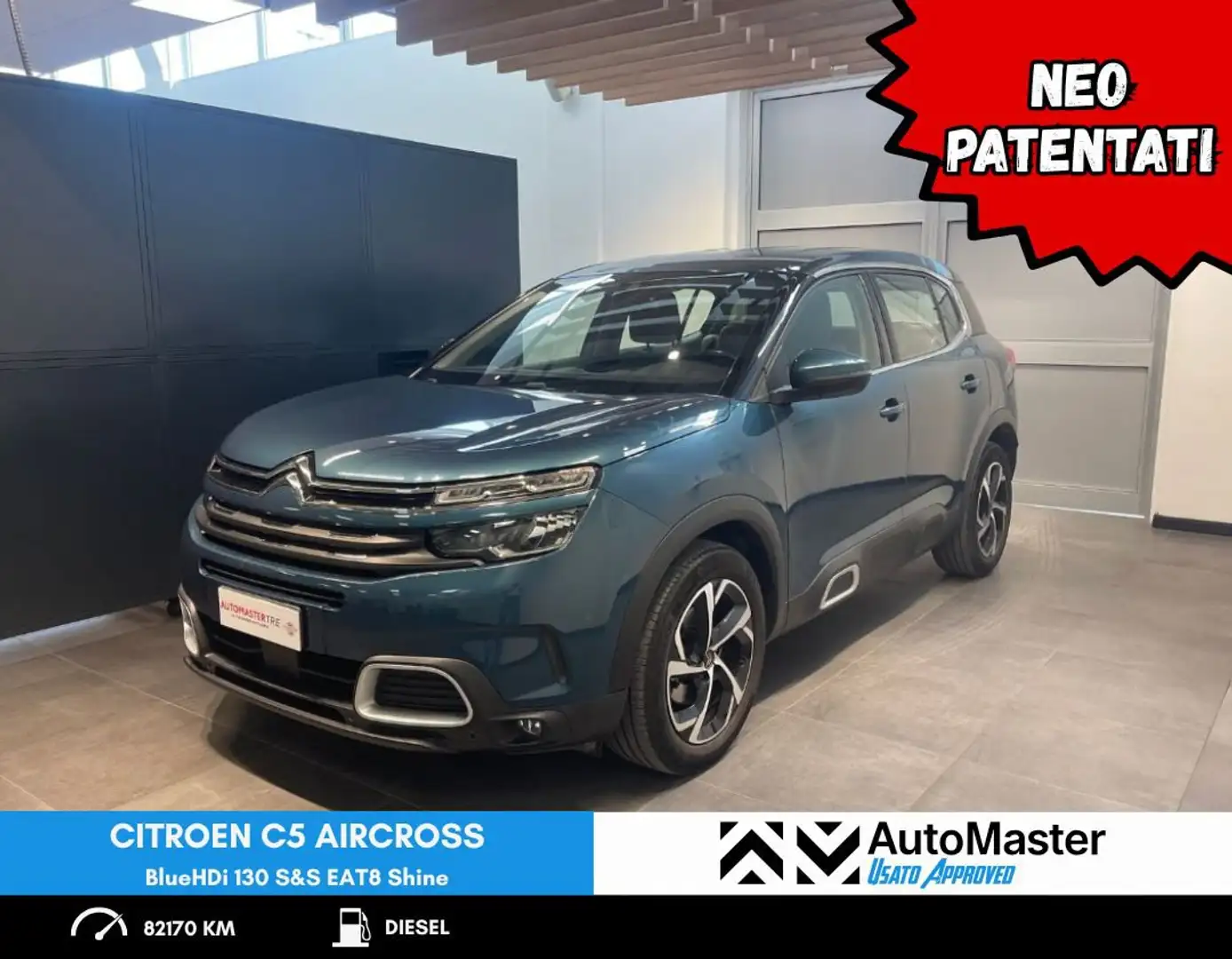Citroen C5 Aircross C5 Aircross BlueHDi 130 S&S EAT8 Shine - NEOPATEN Vert - 1