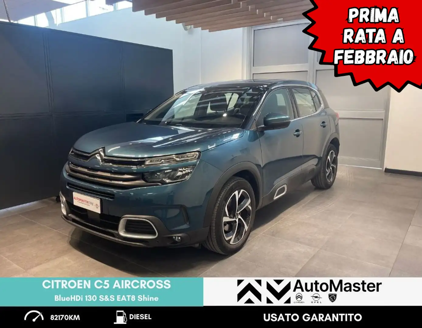Citroen C5 Aircross C5 Aircross BlueHDi 130 S&S EAT8 Shine - NEOPATEN Vert - 1