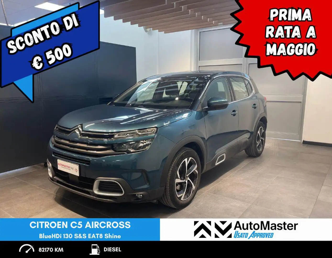 Citroen C5 Aircross C5 Aircross BlueHDi 130 S&S EAT8 Shine - NEOPATENTATI Green - 1