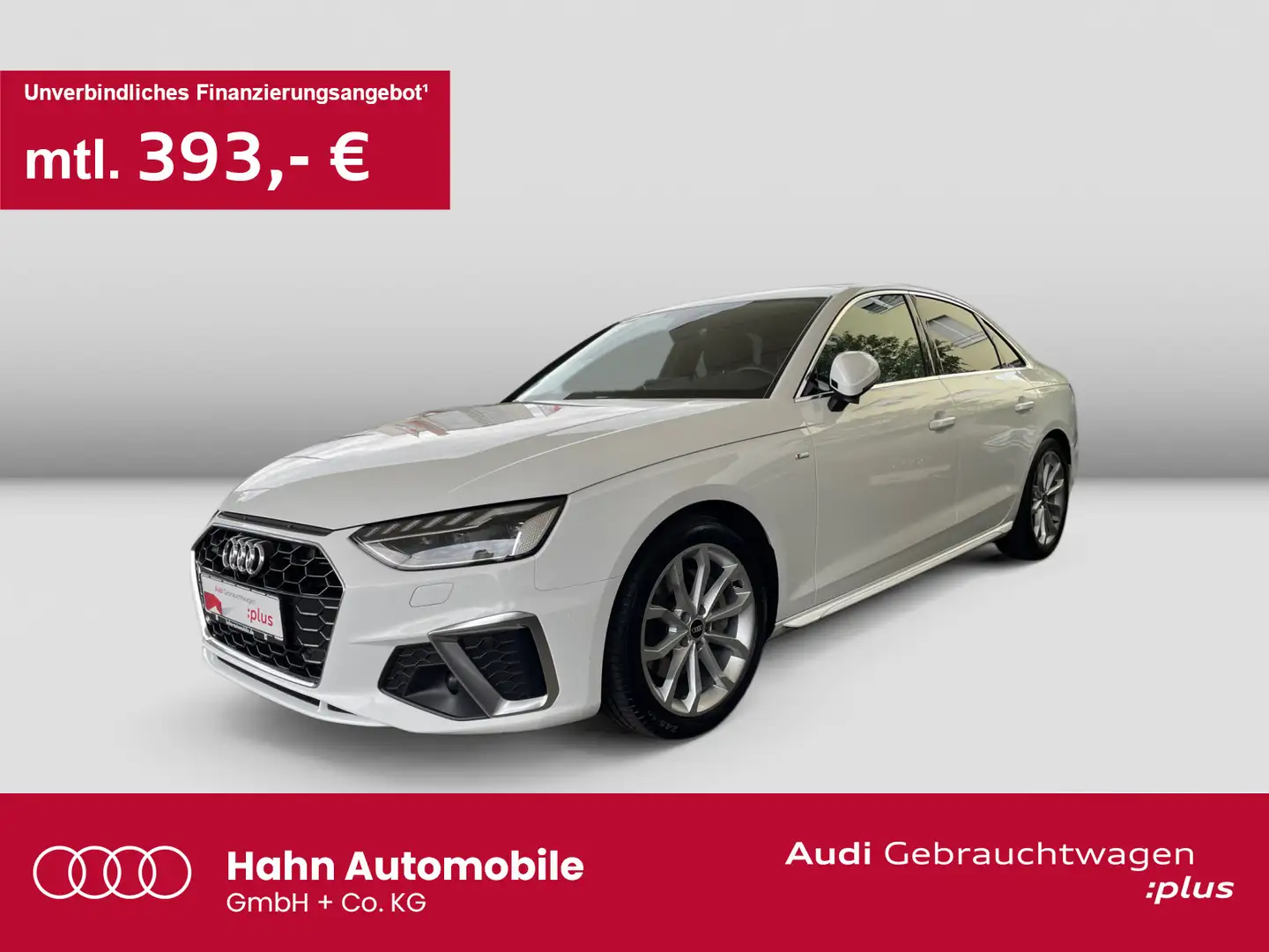 Audi A4 Lim 40TFSI quatt S-trc S-line Matrix AHK CAM Blanco - 1