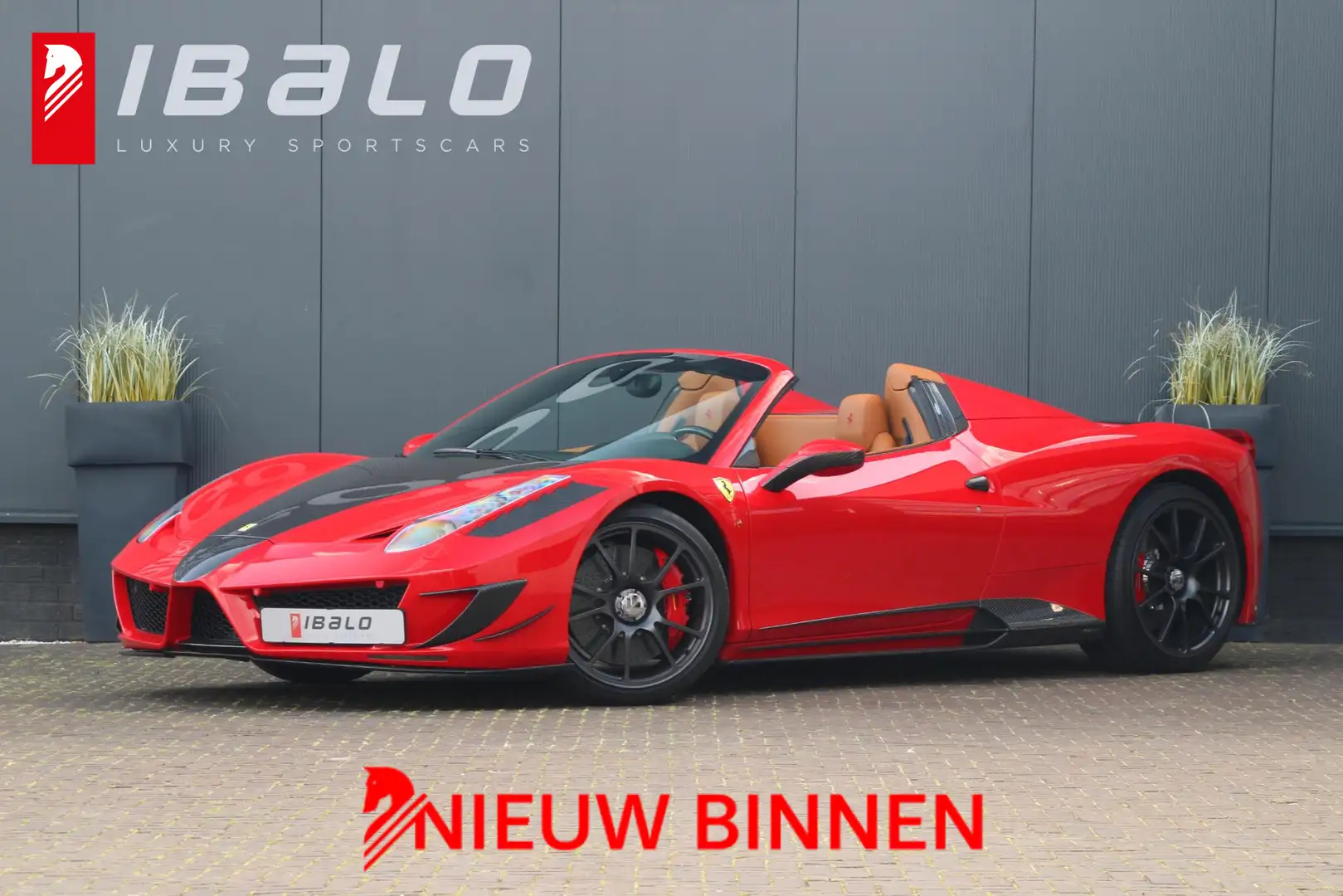 Ferrari 458 4.5 V8 Spider Mansory Red - 1