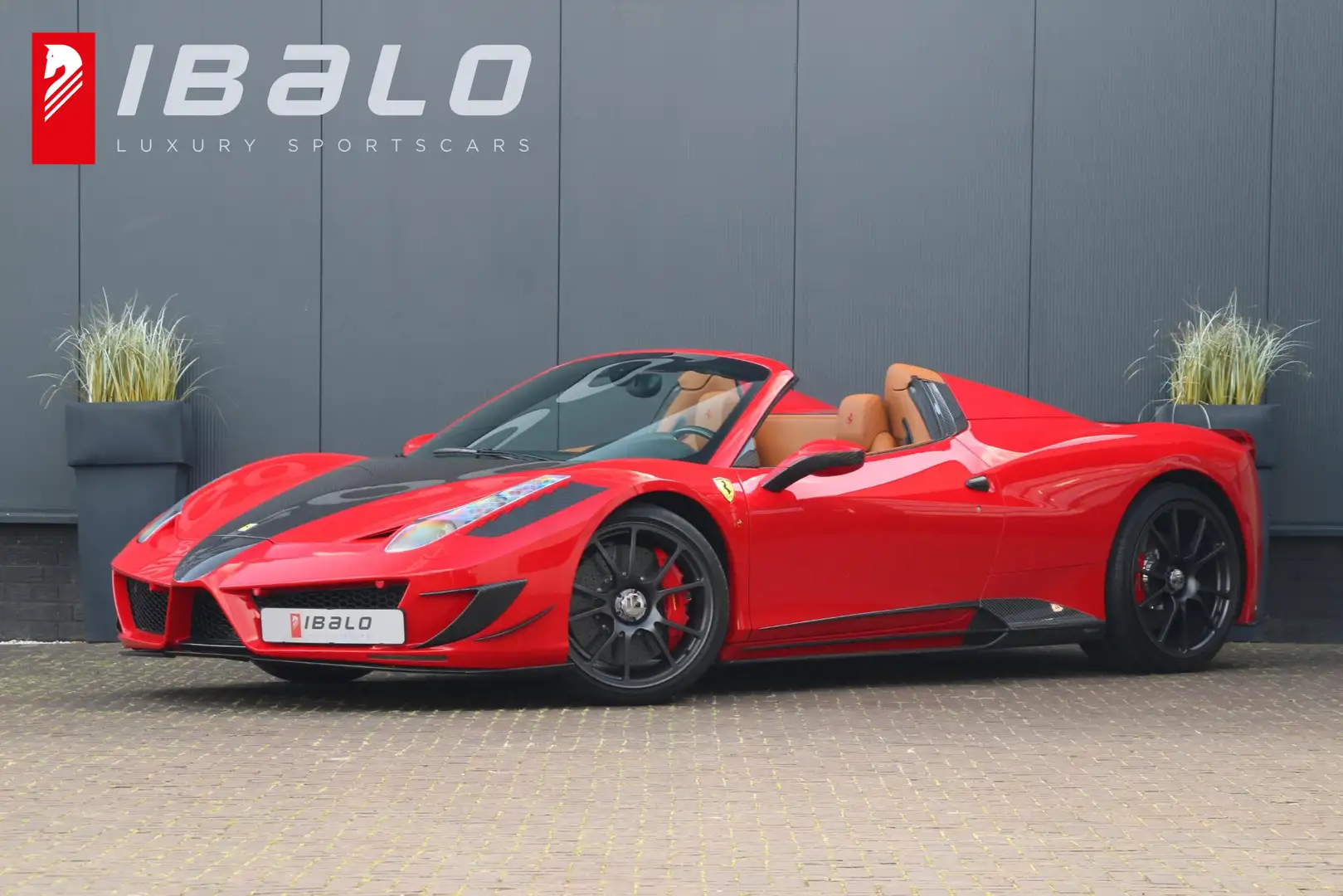 Ferrari 458 4.5 V8 Spider Mansory Rouge - 1