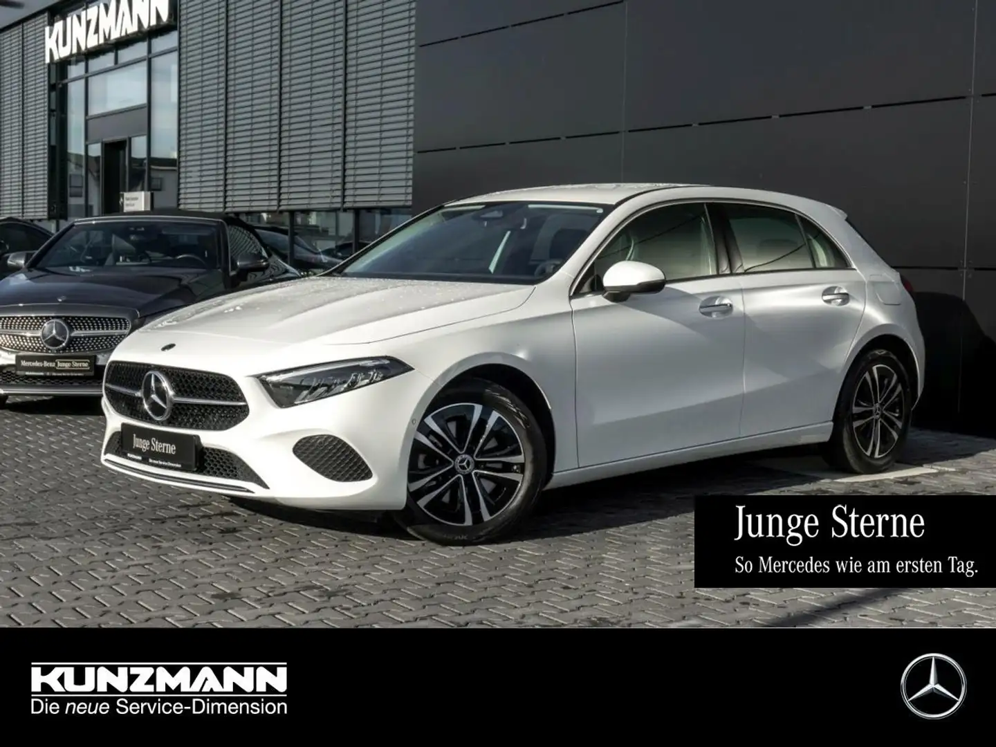 Mercedes-Benz A 250 e Progressive MBUX Navi Distronic AHK Weiß - 1