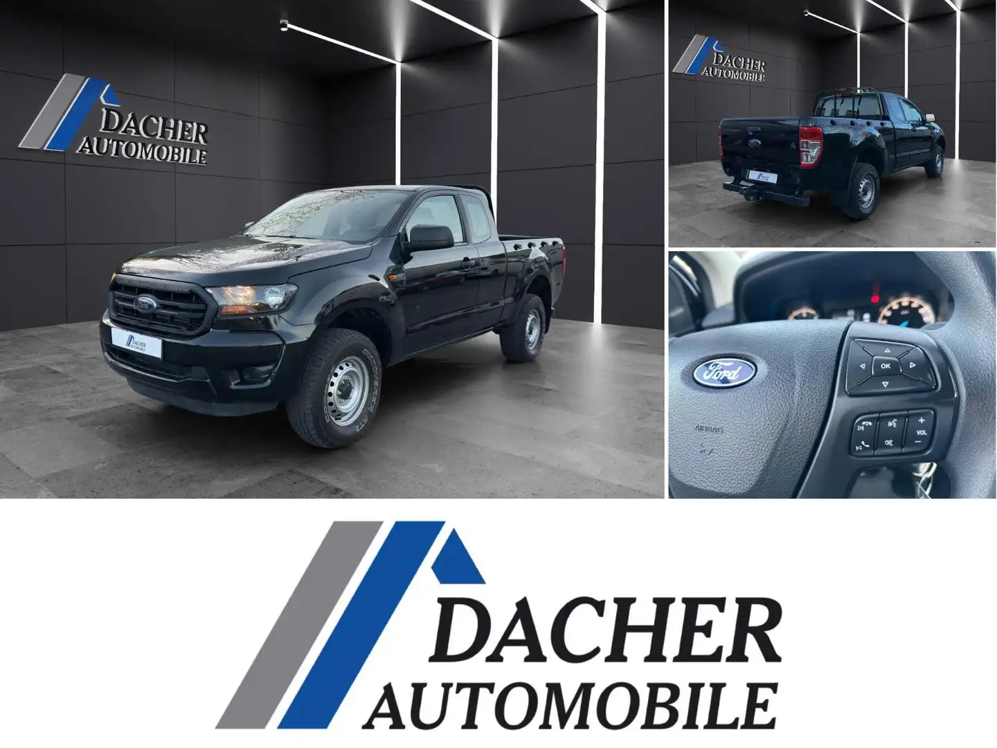 Ford Ranger XL Extrakabine 4x4 AHK Klima Schwarz - 1