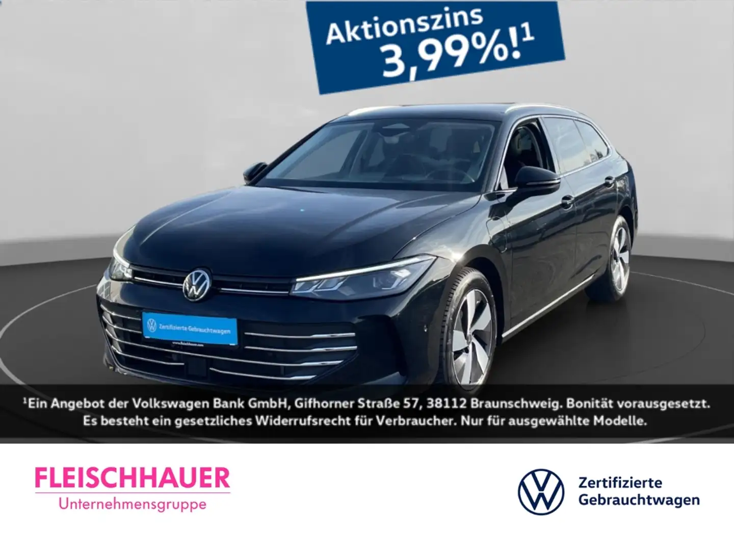 Volkswagen Passat 1.5 TSI eHybrid AHK el. ErgoActive LED RFK Carplay Schwarz - 1