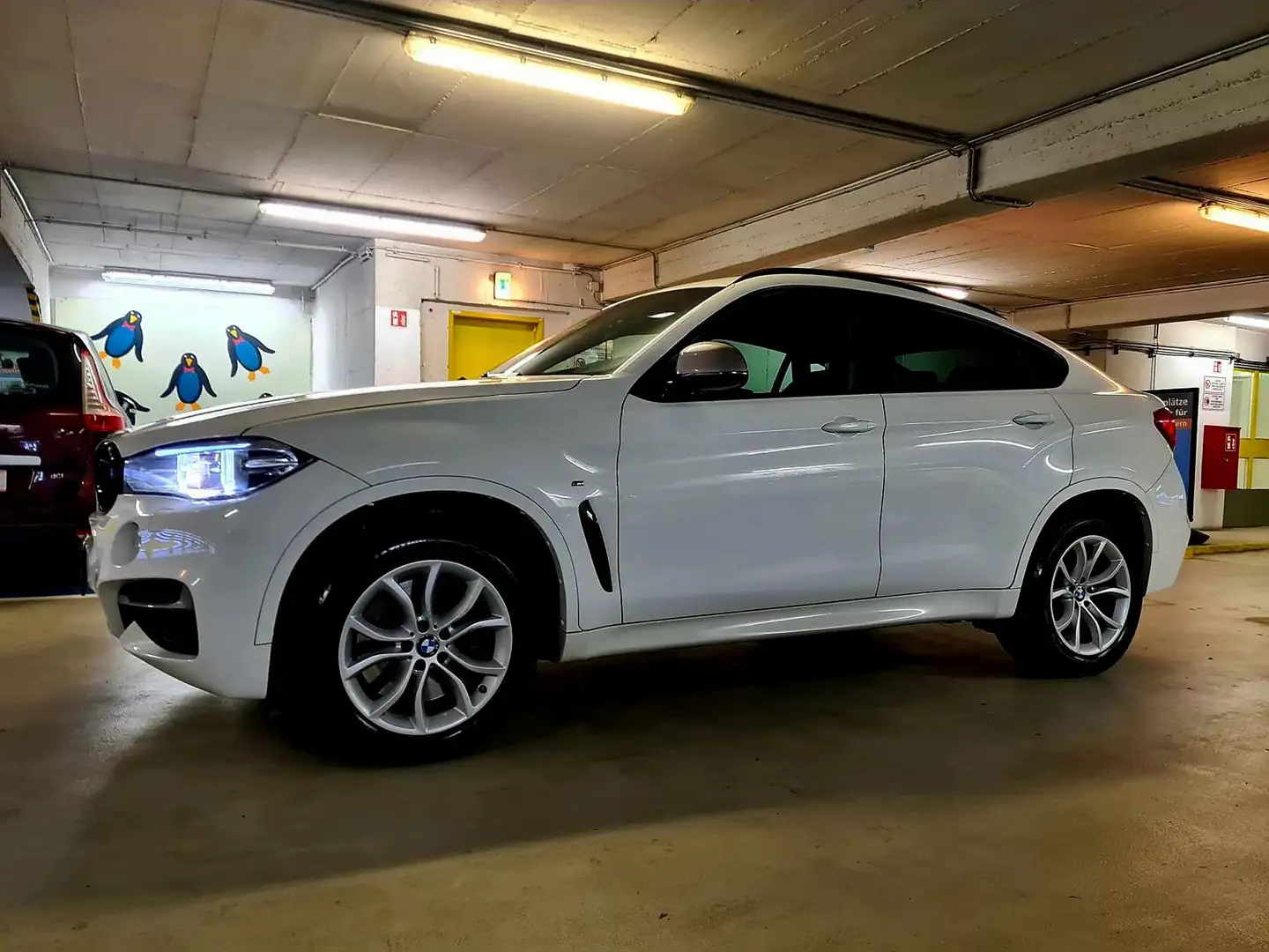 BMW X6 M50 d Weiß - 2