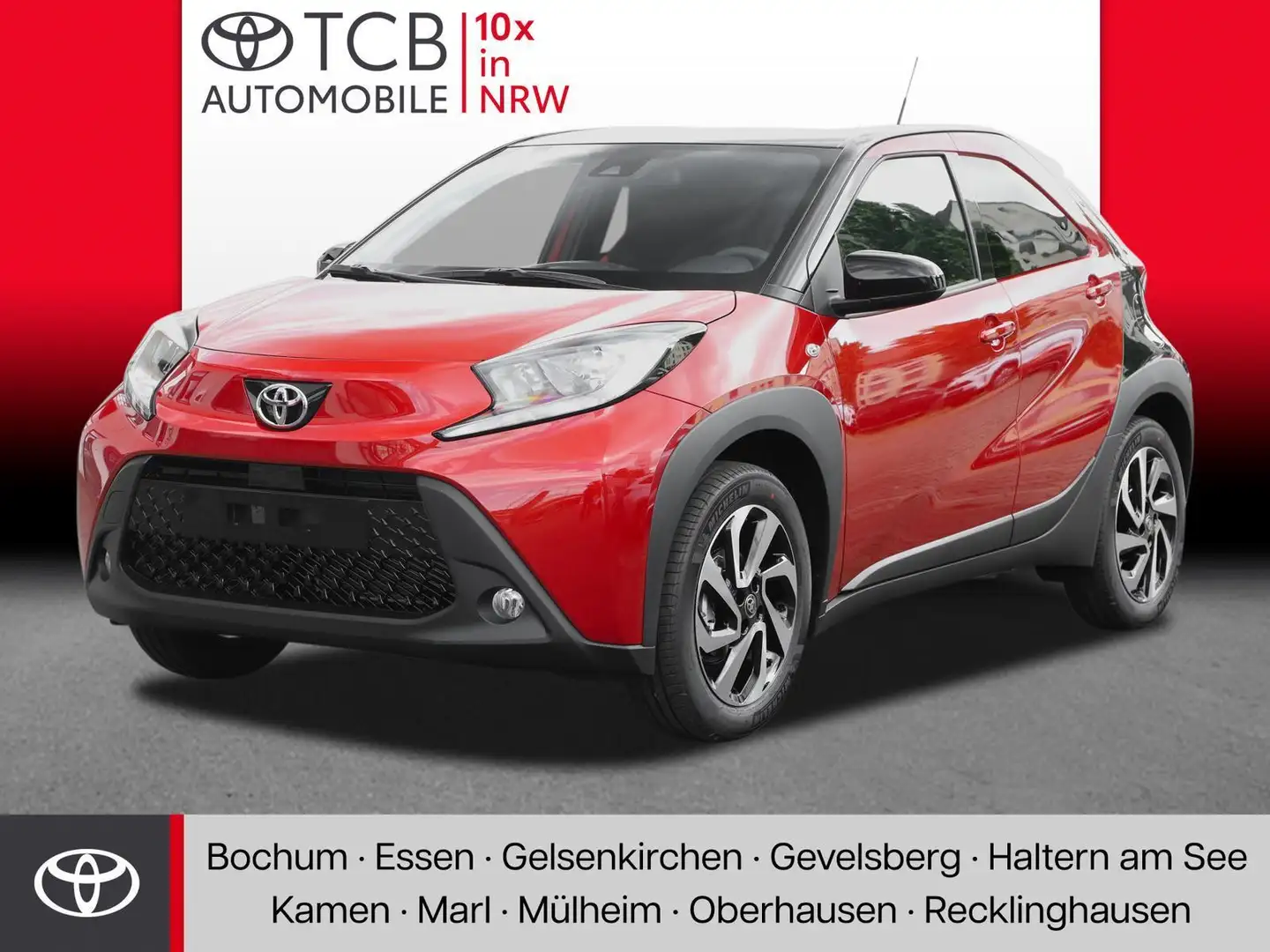 Toyota Aygo X 1.0 Teamplayer Automatik SHZ PDC KLIMA Rouge - 1