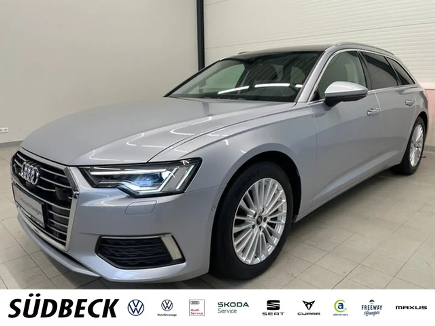 Audi A6 Avant 40 TDI design APP+ACC+KAMERA+MATRIX+PANO Silber - 1