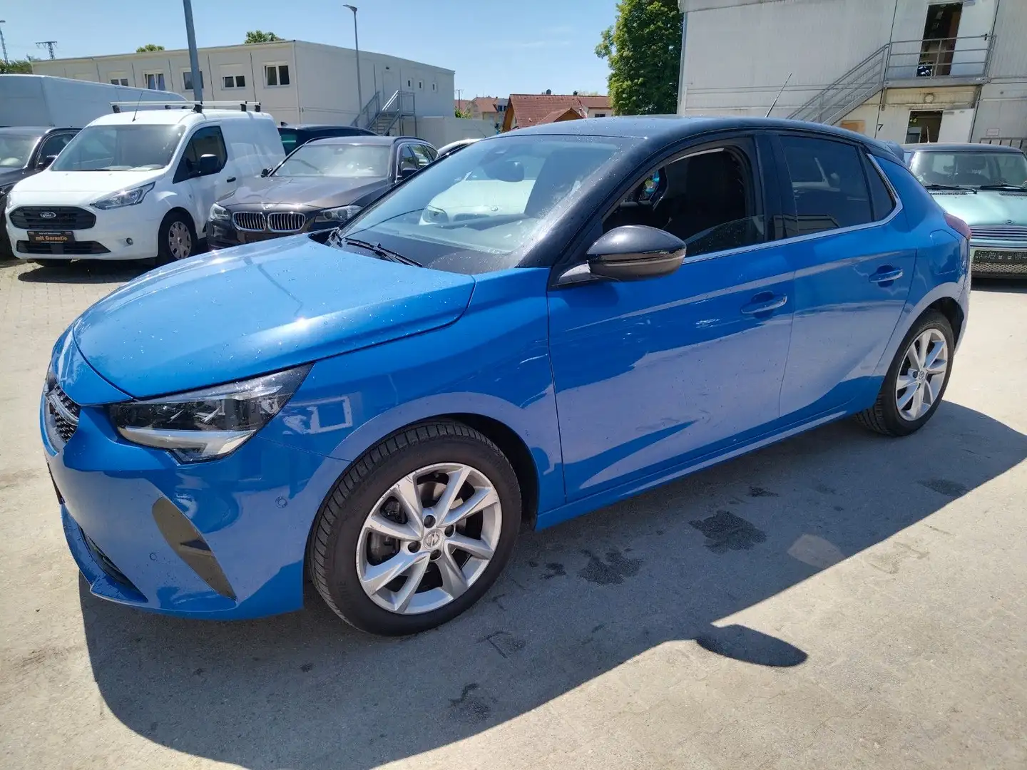 Opel Corsa F Elegance+ATM 41000 km+NAVI+CAM+PDC+SHZ Bleu - 1