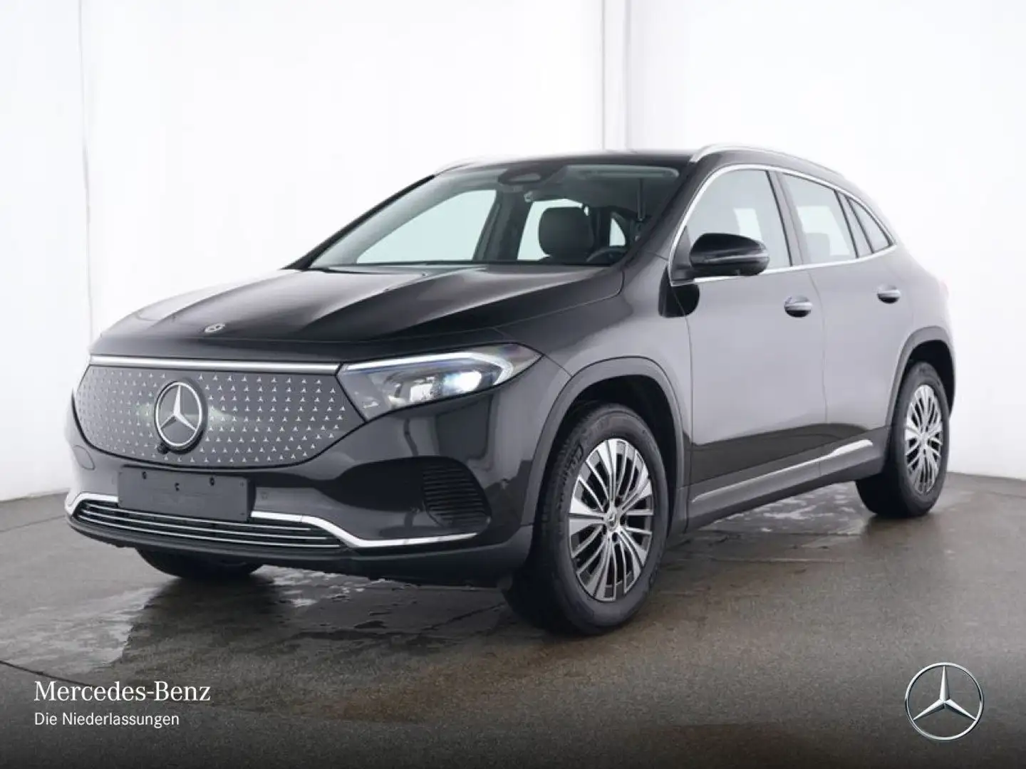 Mercedes-Benz EQA 350 4M ELECTRICART+PLUS-PAKET+AHK+360+KEYLESS Schwarz - 2