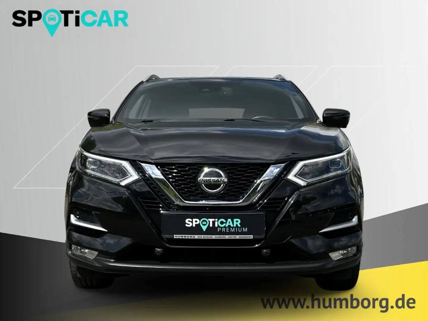 Nissan Qashqai 1.3 DIG-T 117 kW Tekna Panorama Navi Leder Memory Zwart - 2