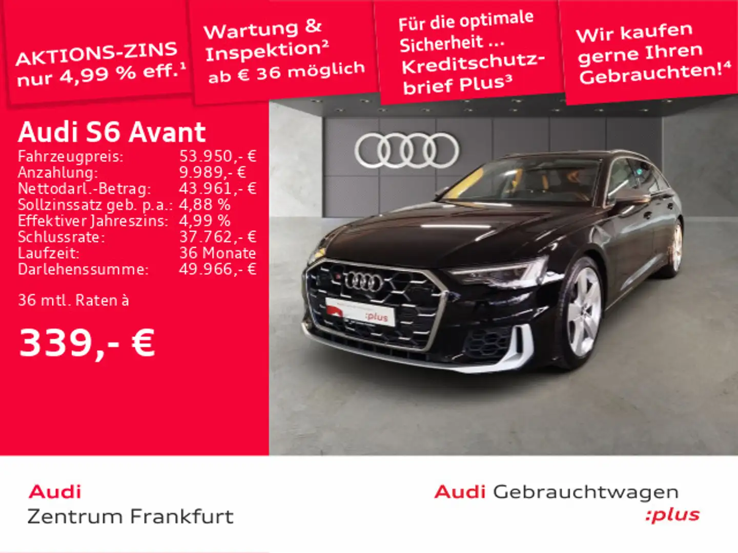 Audi S6 TDI quattor tiptronic LED Navi Tempomat Negru - 1