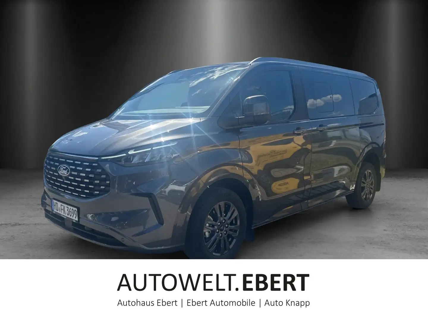Ford Tourneo Custom Autom. L2 AHK 3 Zo. Klima. Tech.5 Grau - 1